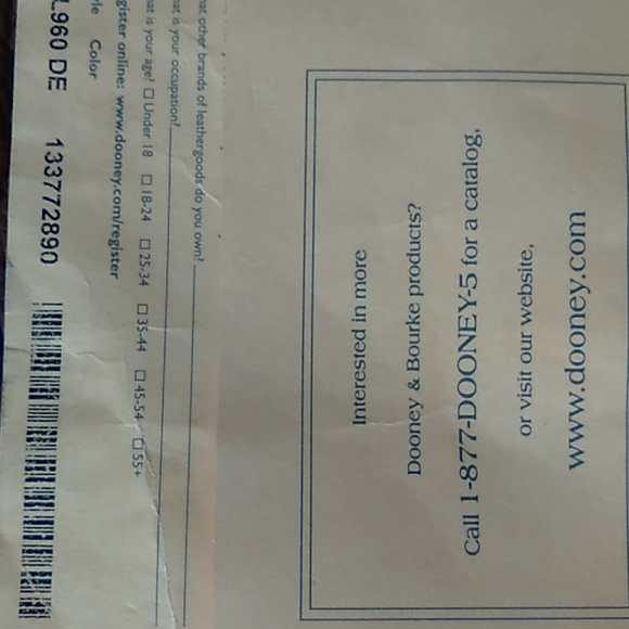 Dooney & Bourke Leather Handbag & Wristlet - Picture 4 of 14